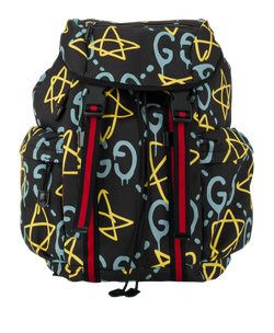 Ghost Star Backpack, Canvas, Black, 429037, E, 3*